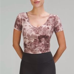 Lululemon Align Tie-Dye Crop Tshirt